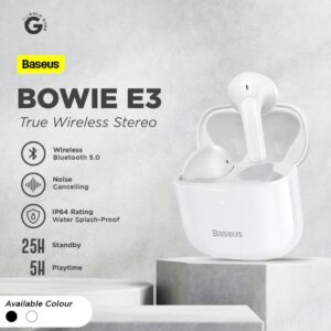 Baseus - TWS - Bowie E3 Earbuds - Hitam