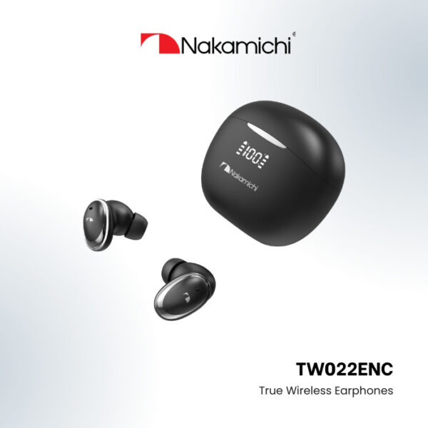 Nakamichi TW022ENC True Wireless Earbuds Bluetooth Earphone TWS Gaming